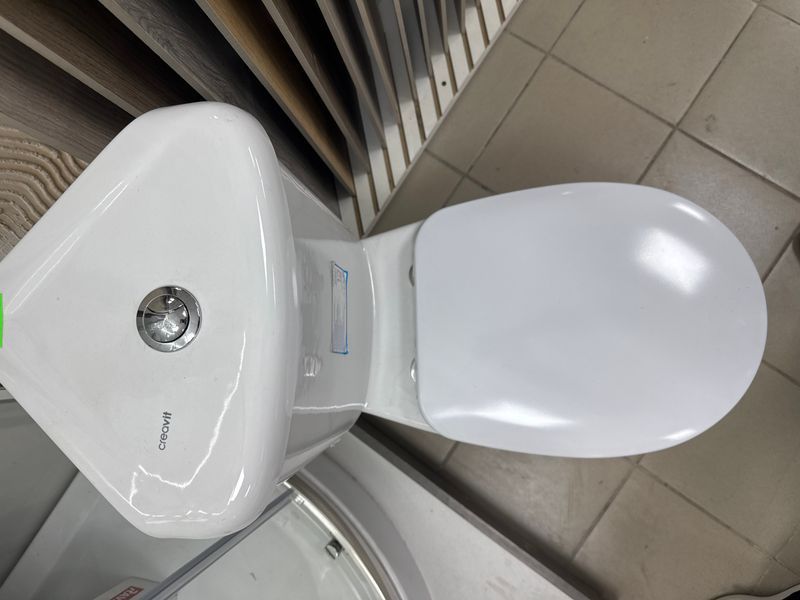 Унітаз-компакт CREAVIT Sedef  + бачок  кутовий + сидіння Soft Close УЦІНКА SD310-11CB00E-0000 фото