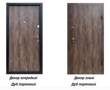 Метал.дверь "Кордон"(Стайл) Бавовна (Ескада-20) Дуб портовий Бавовна (Ескада-20) Дуб портовий фото