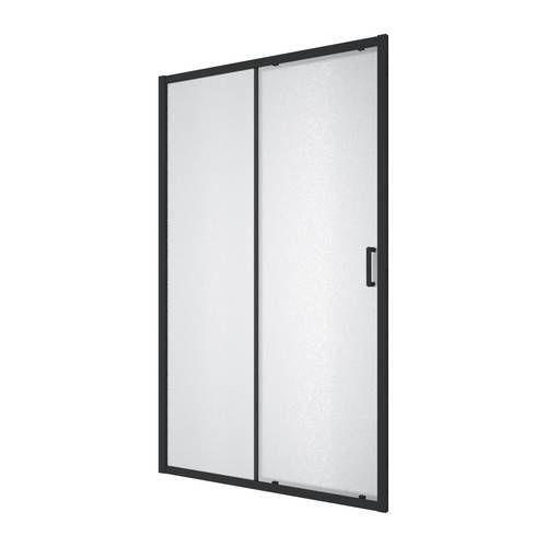 Душові двері розсувні, двоелементні Line Pro 1200мм, black matt, скло 6мм grape 1538212504 фото