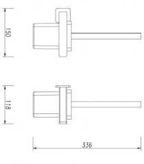 набір аксесуарів Omnires Nelson anthracite (NL80214GR+NL80510GR+NL80620GR) 17203 фото