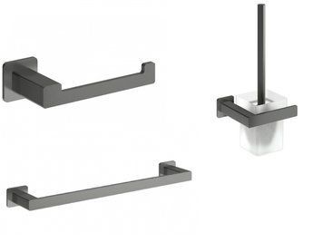 набір аксесуарів Omnires Nelson anthracite (NL80214GR+NL80510GR+NL80620GR) 17203 фото