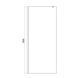 Нерухома стінка Walk-IN 900х2000мм chrome, скло 8мм clear 2584170303 фото 4
