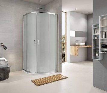 R12080RG Душова кабіна ROUND напівкругла 1200x800x1900 мм скло grape (2 частини) R12080RG фото