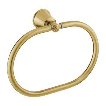 тримач для рушників Omnires Art Line brushed brass, кільце (AL53230BSB) 20868 фото