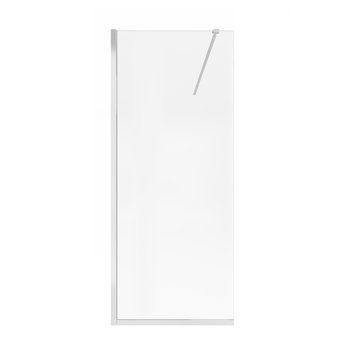 Стіна Walk-In Standard CRM209.C8, 90x200 см, скло 8 мм Clear, CalcLess, нерухома Qtap CRM209 фото