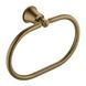 тримач для рушників Omnires Art Line antique bronze, кільце (AL53230BR) 19834 фото 1